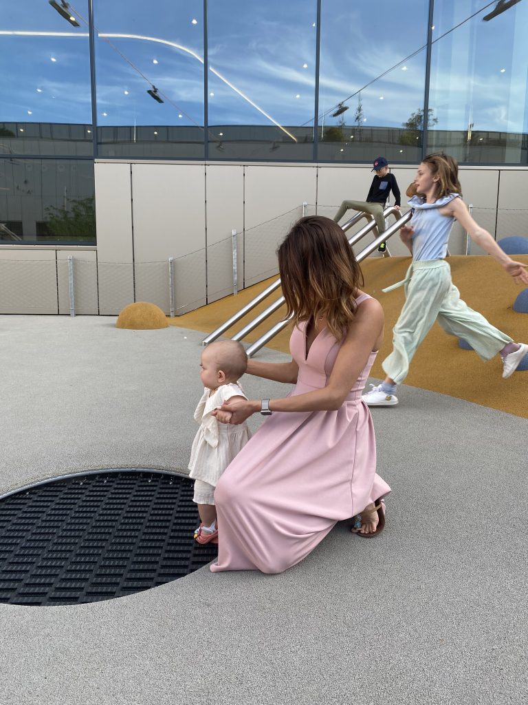 baby on a playground