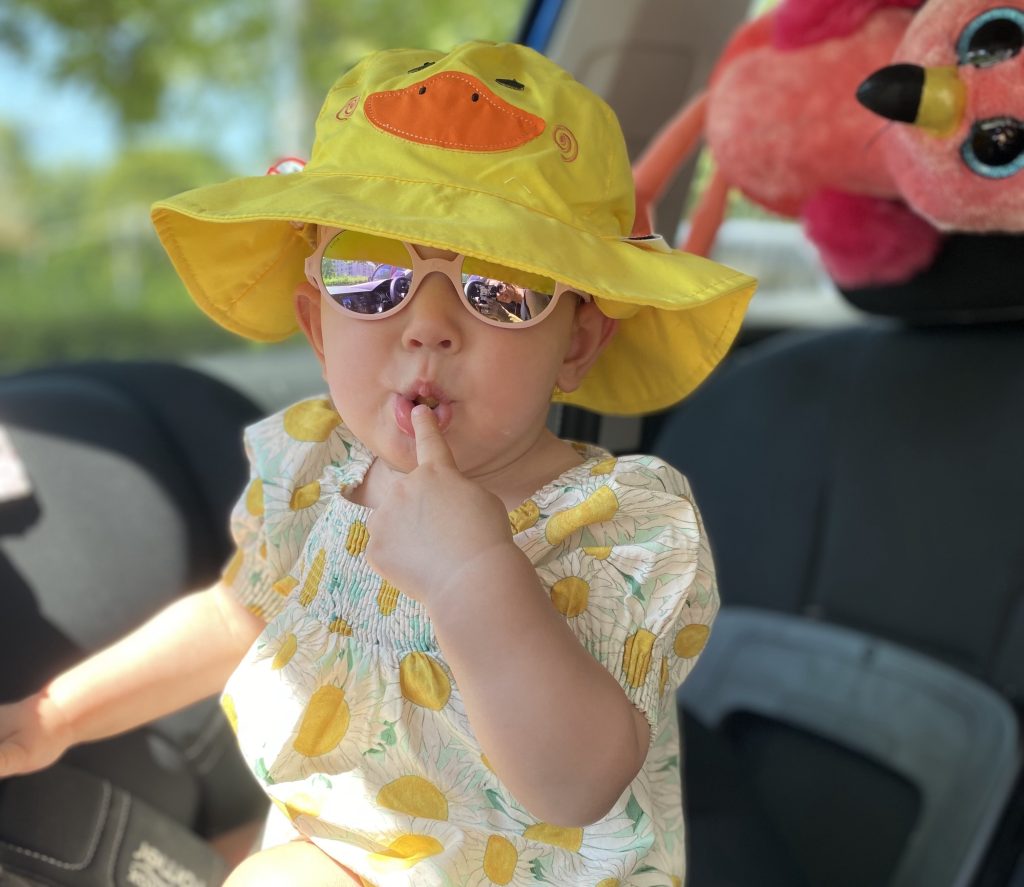 baby in sunglasses